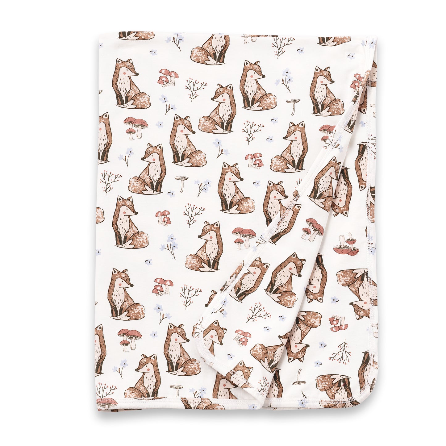 Foxy Garden Stroller Blanket