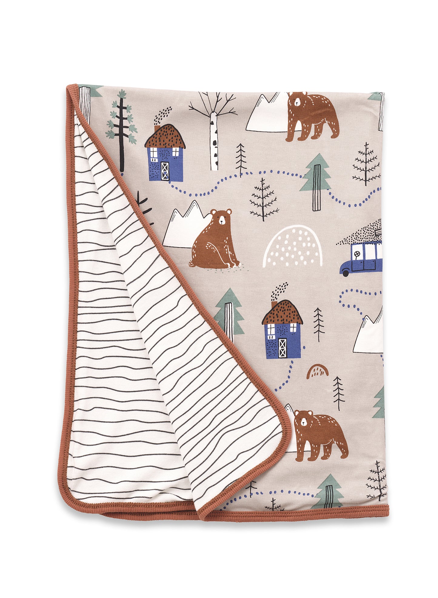 Into The Wild Stroller Blanket