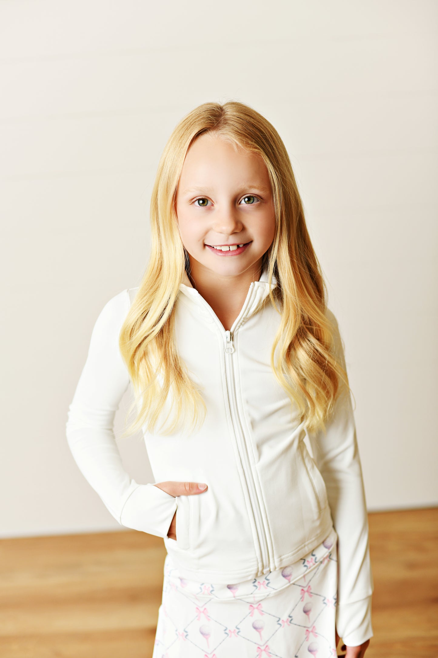White Activewear Jacket