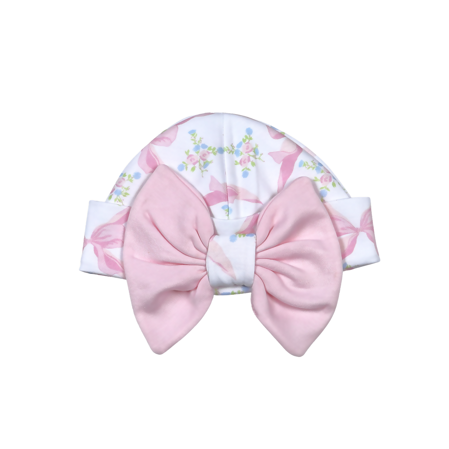 Pink Bows Pima Beanie