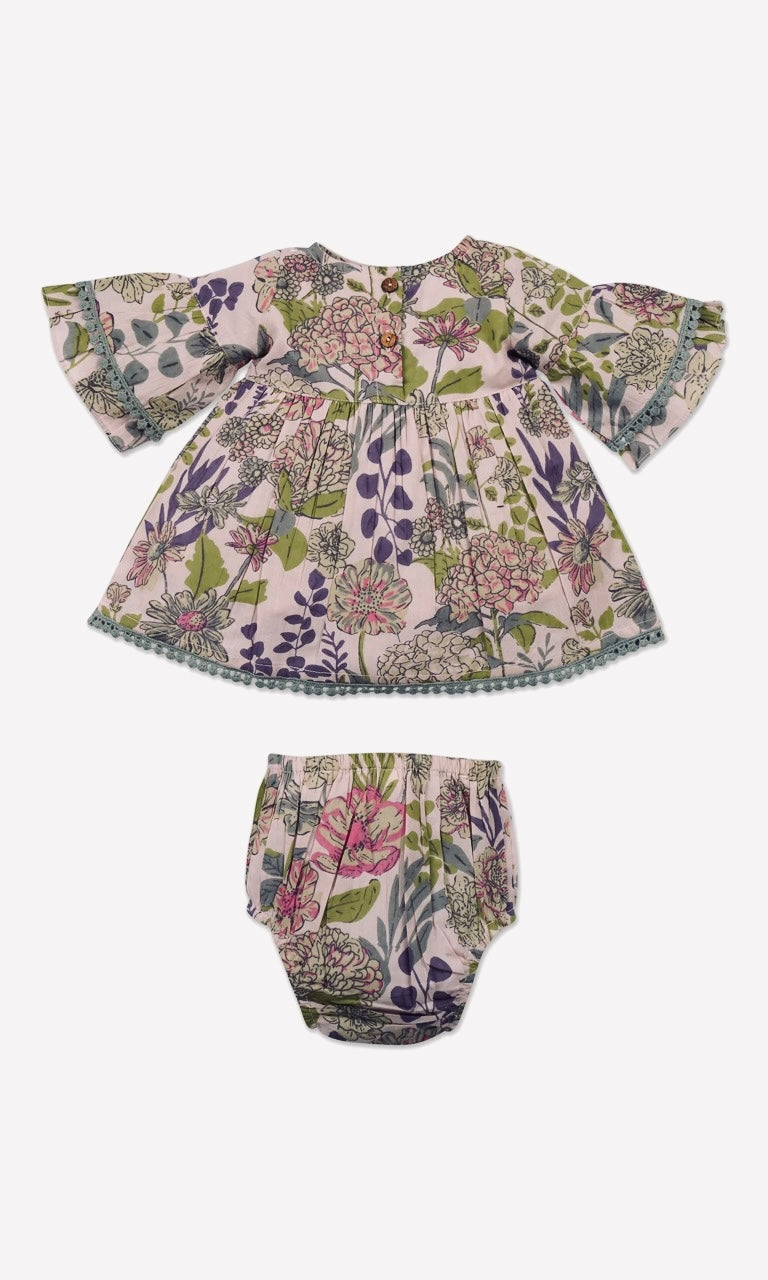 Purple Floral Dress