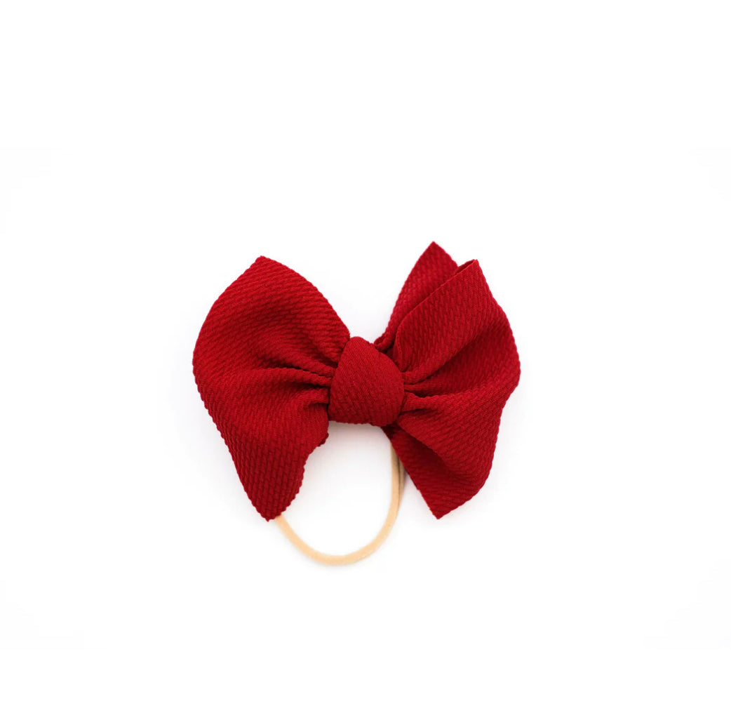 Apple Red Chandler Bow on Nylon
