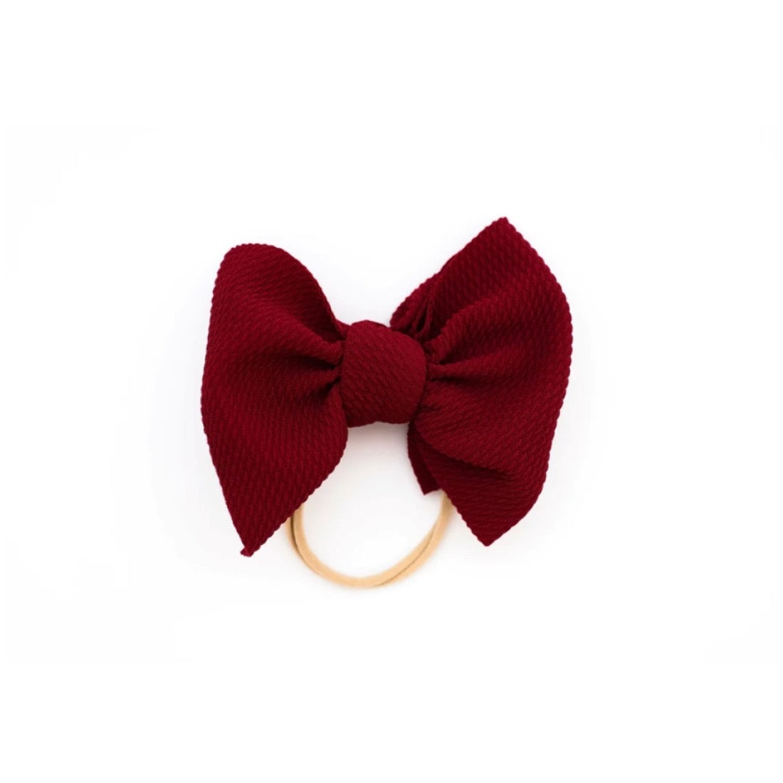 Deep Red Chandler Bow on Nylon