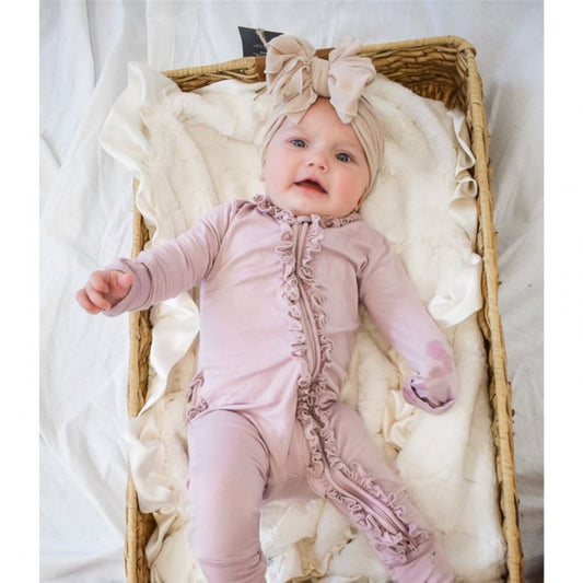 Dusty Mauve Footie