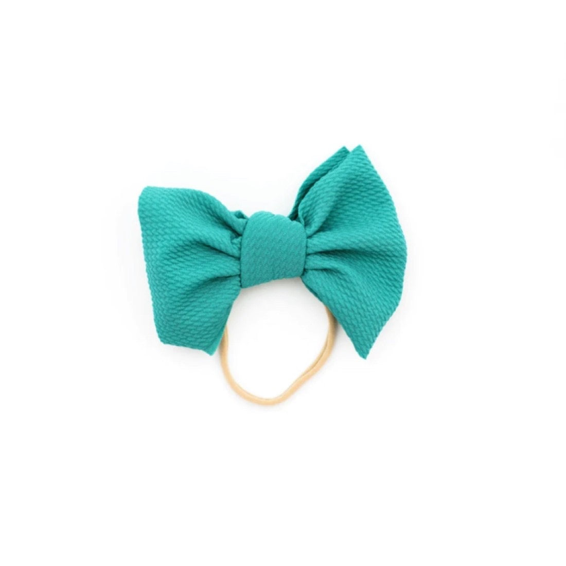 Emerald Chandler Bow on Nylon-Emerald : O/S