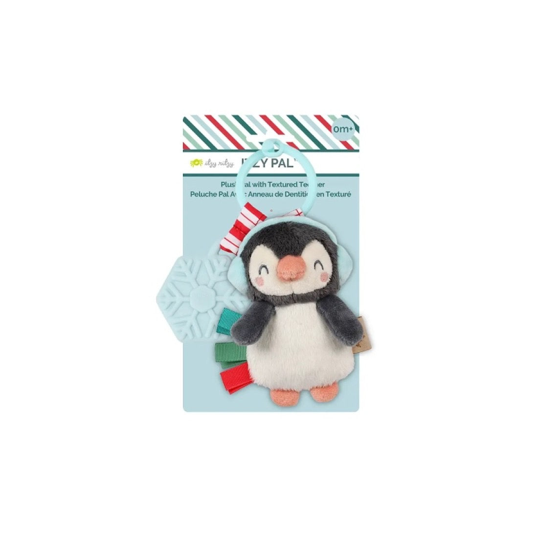 Holiday Penguin Itzy Teether-Penguin