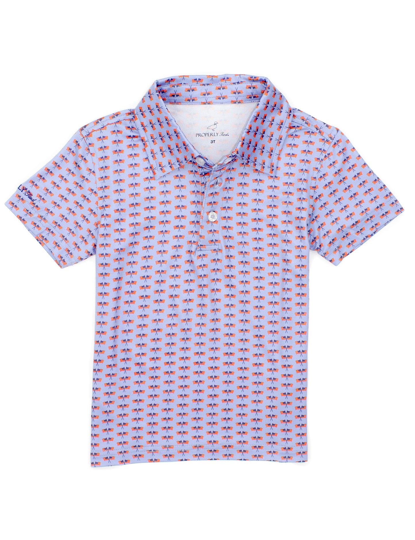 Inlet Polo-Freedom Flag