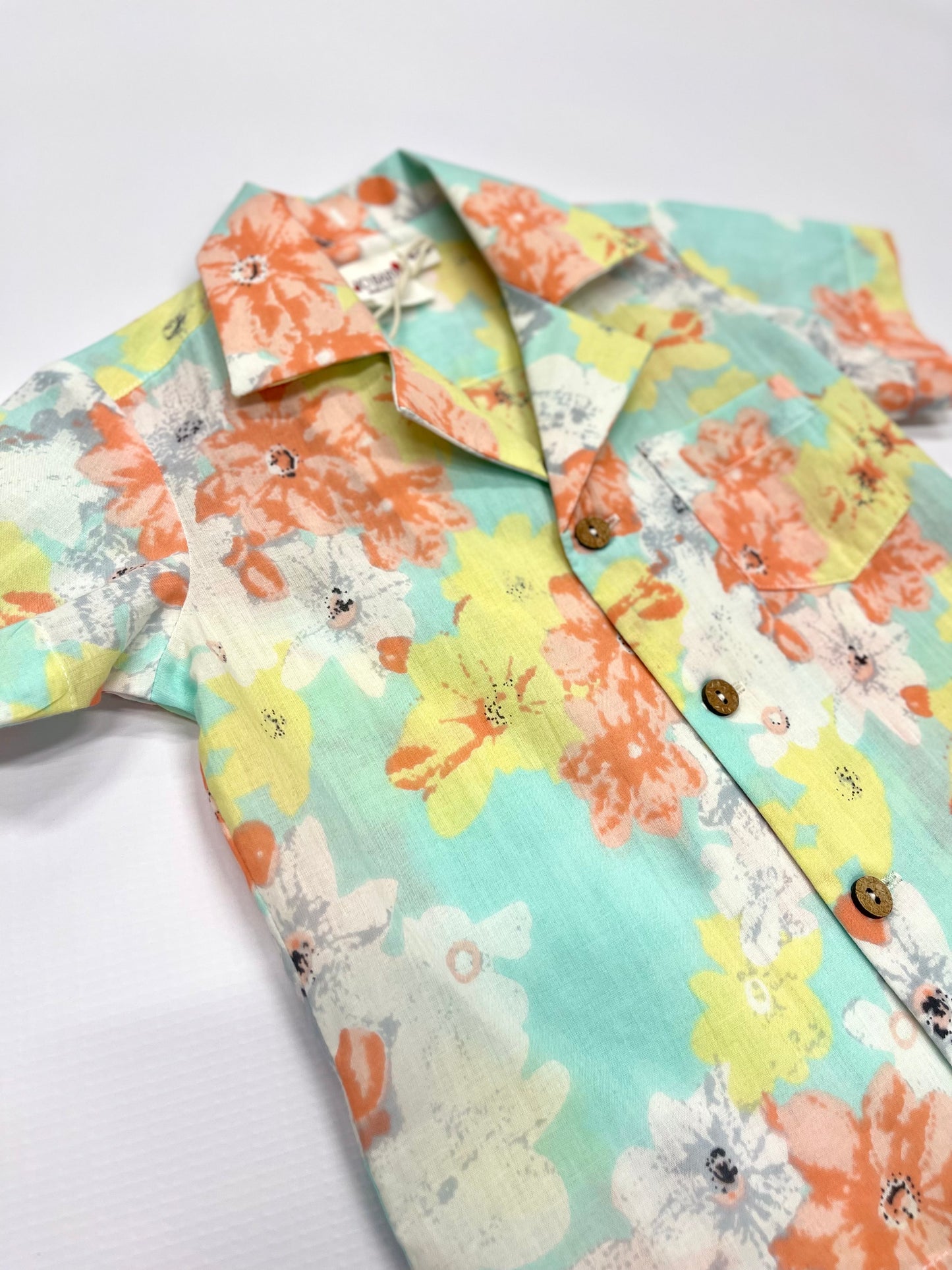 Coral Floral Short Set