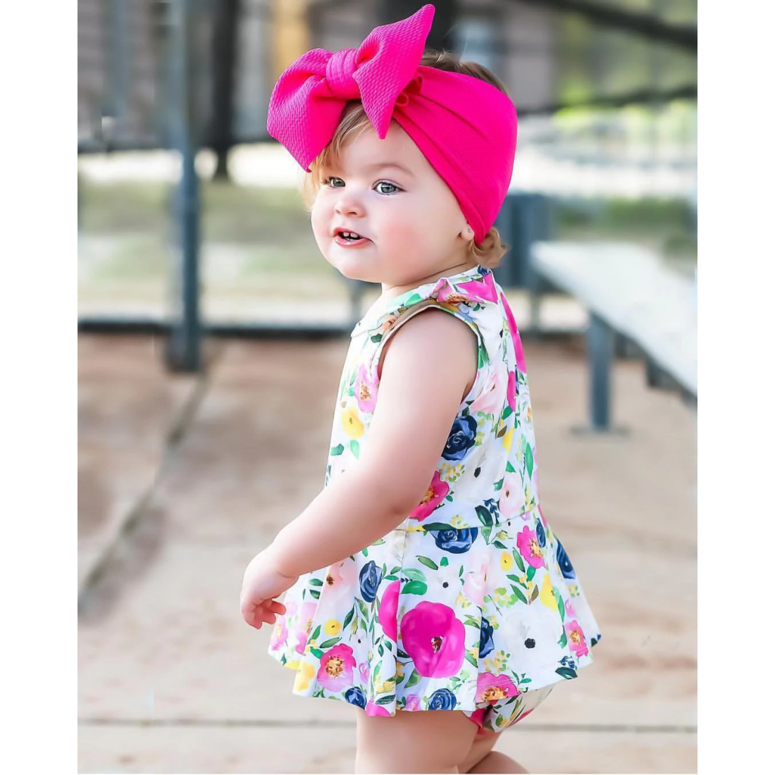Stevie J Headwraps-Hot Pink