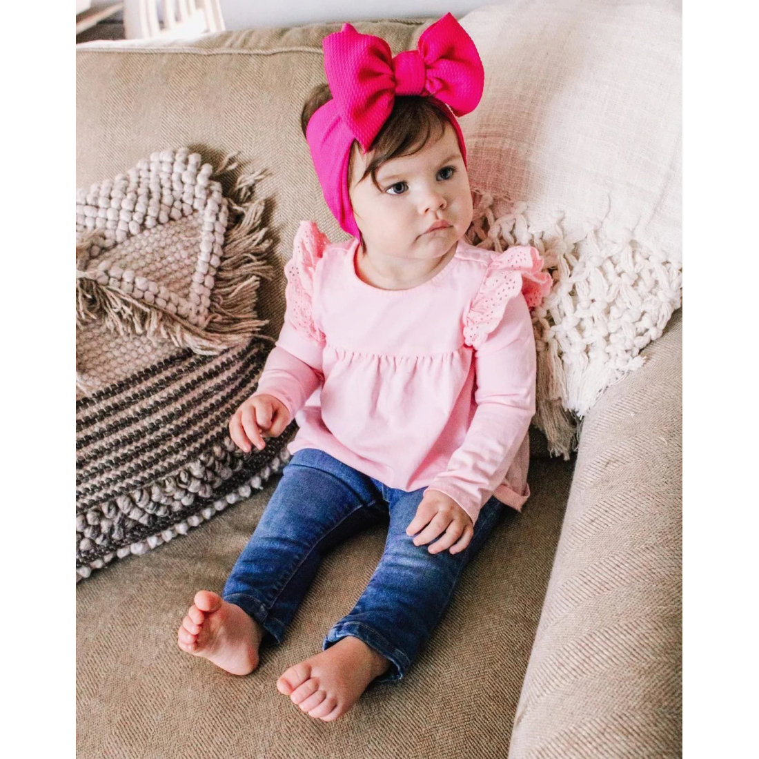 Stevie J Headwraps-Hot Pink