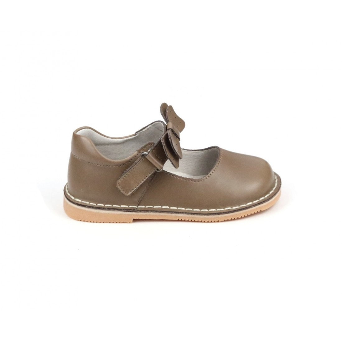 Iris Bow Strap Mary Jane-Mocha