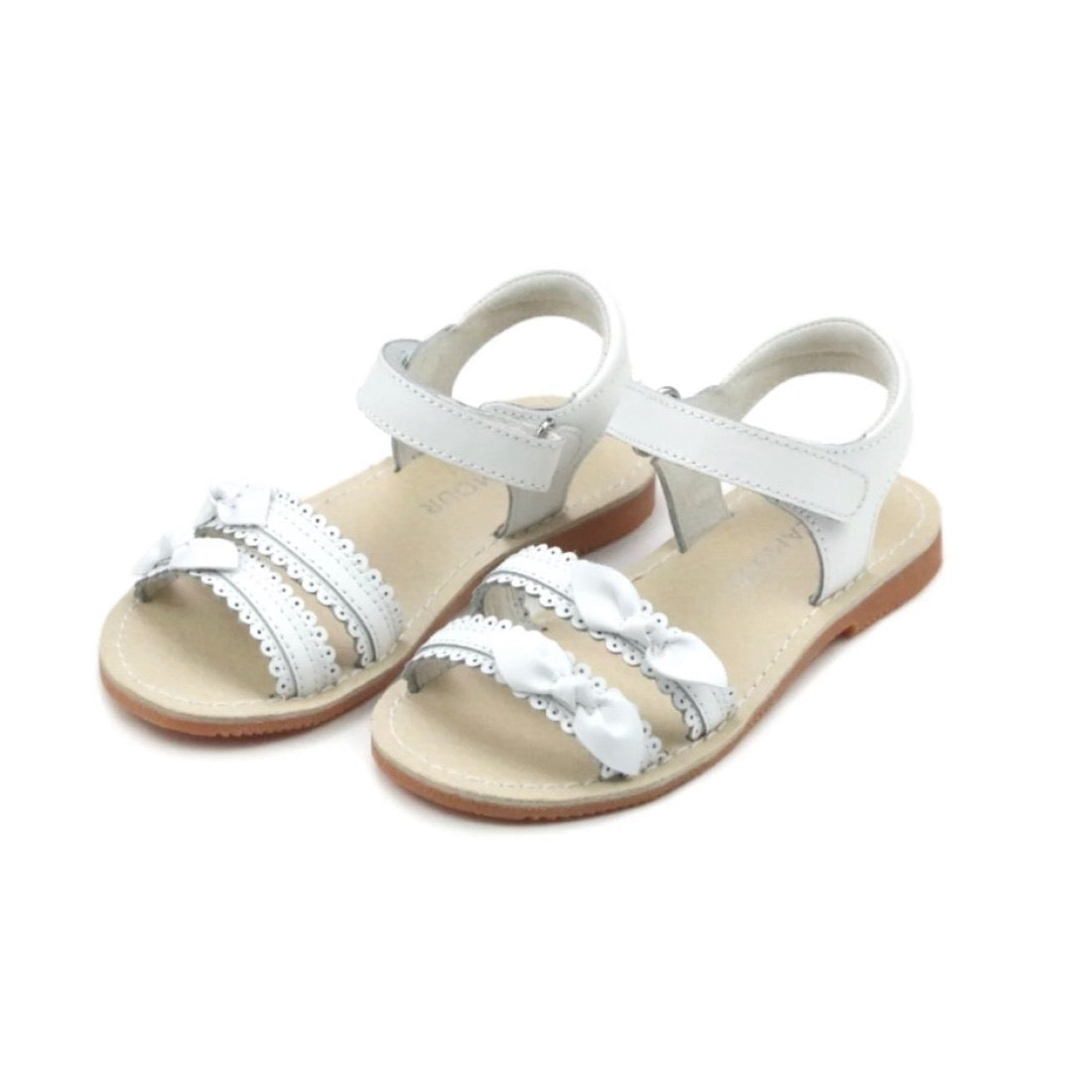 Josie Bow Sandal-White