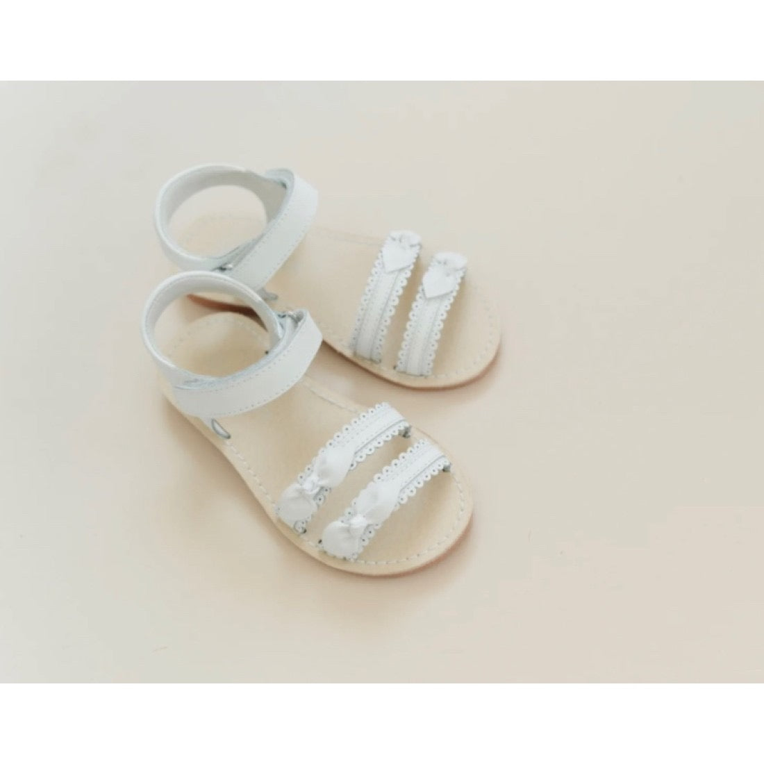 Josie Bow Sandal-White