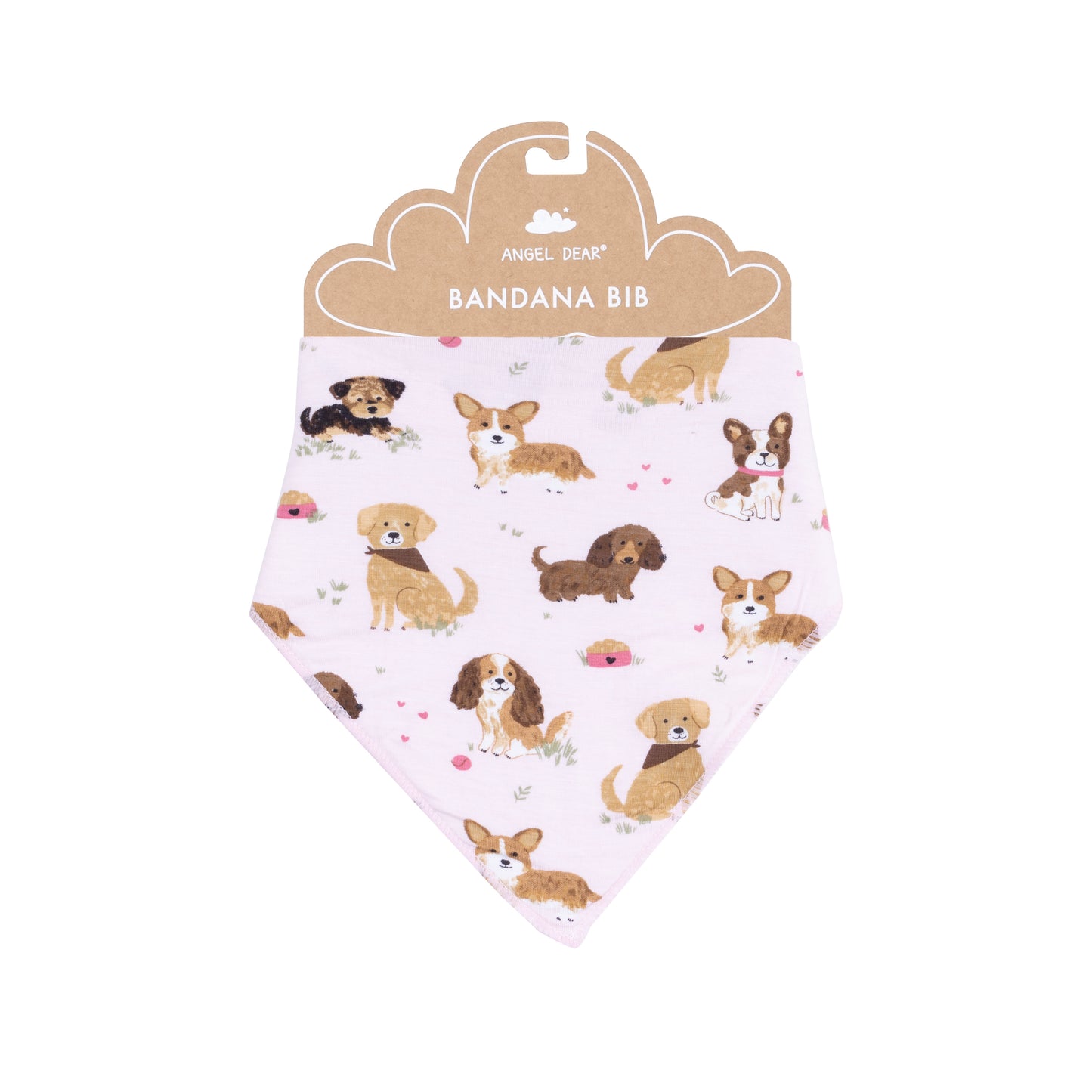 Best Friend Dogs Pink Bib