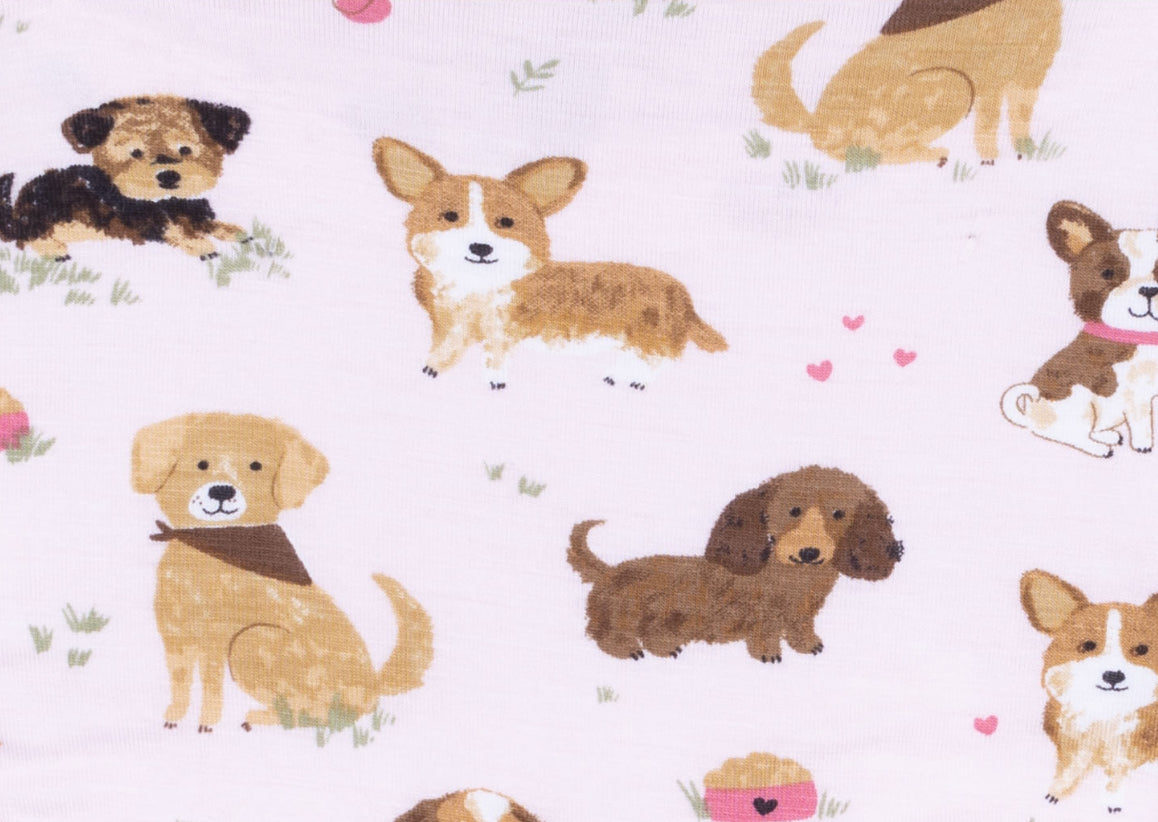 Best Friend Dogs Pink Bib