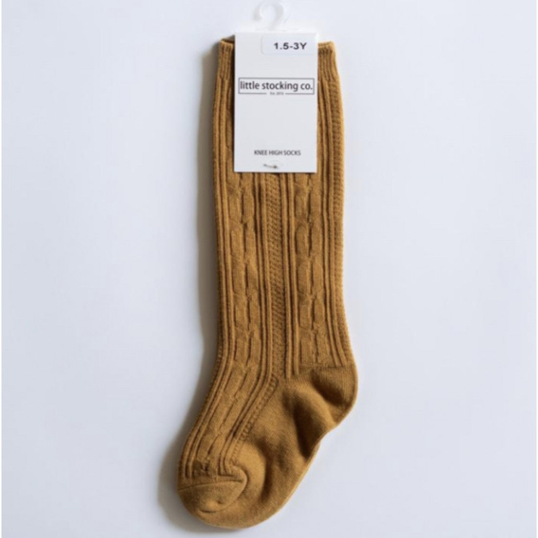 Knee High Socks-Mustard