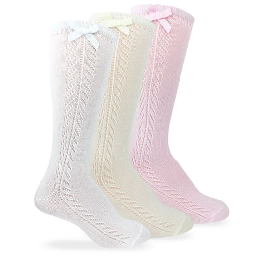 Knee High Socks w/Bow