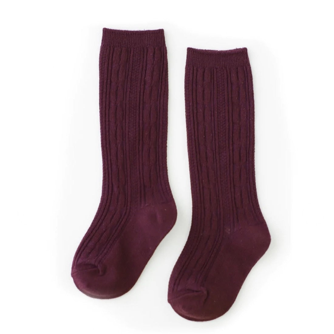 Knee High Socks Wine