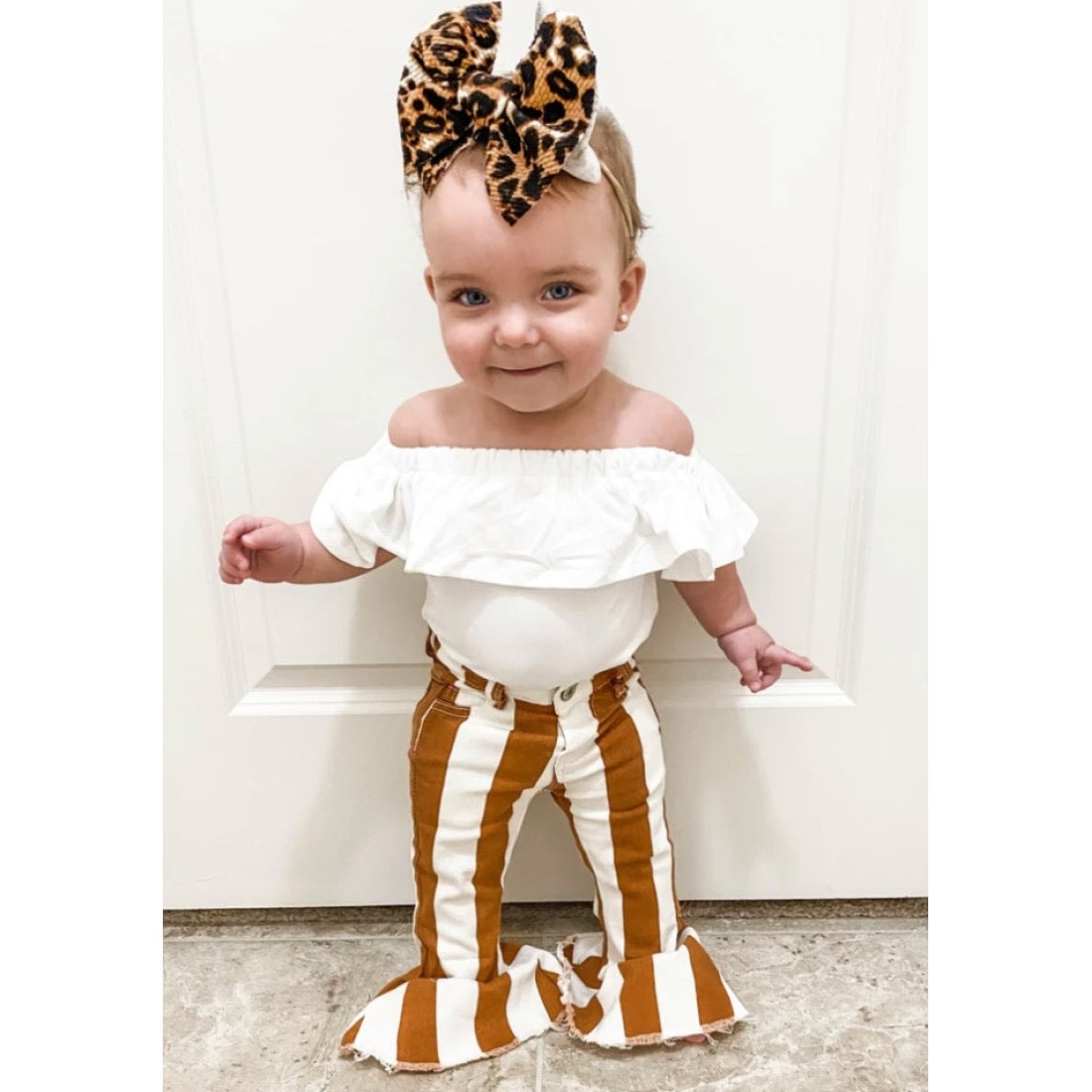 Leopard Chandler Bow on Nylon