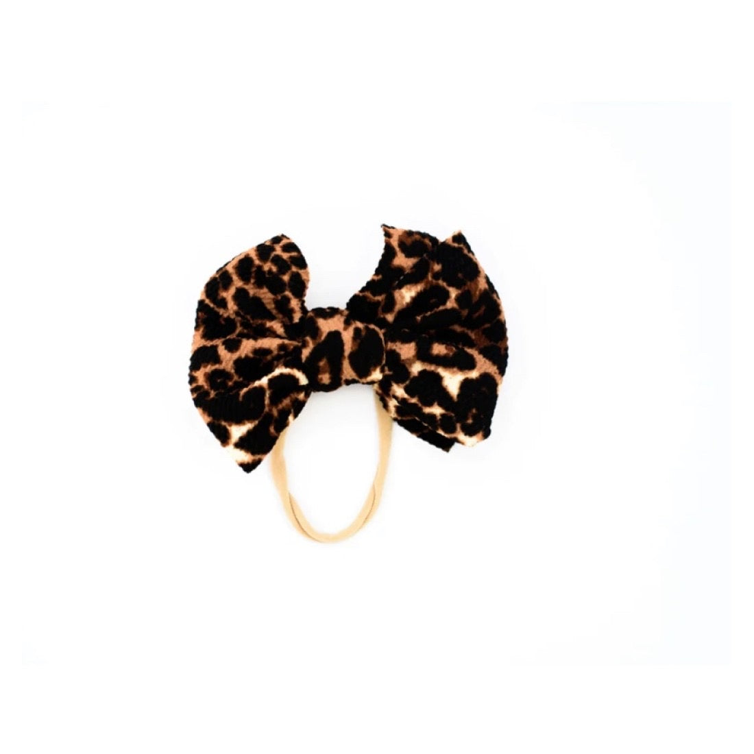 Leopard Chandler Bow on Nylon