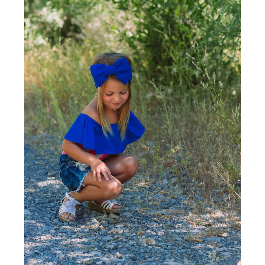 Stevie J Headwraps- Royal blue