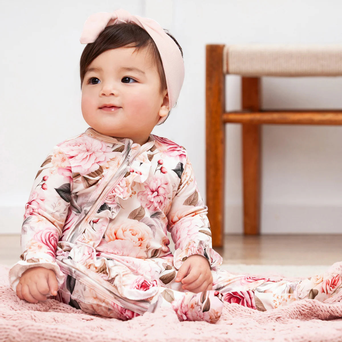 Garden Bouquet Footie Romper