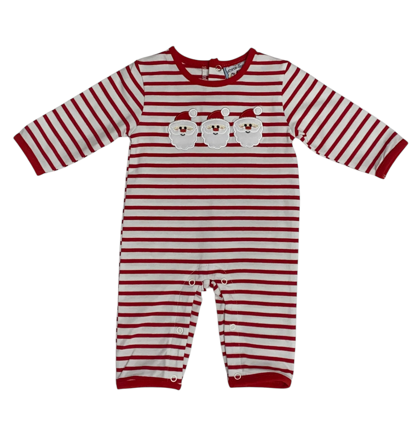 Santa Appliqué Romper-Boys