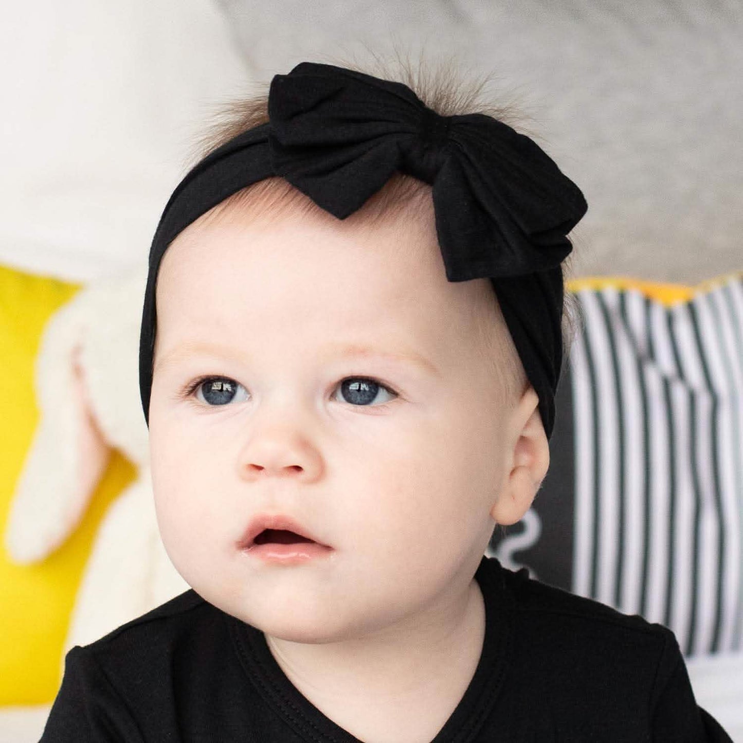 Onyx Jet Black Headband