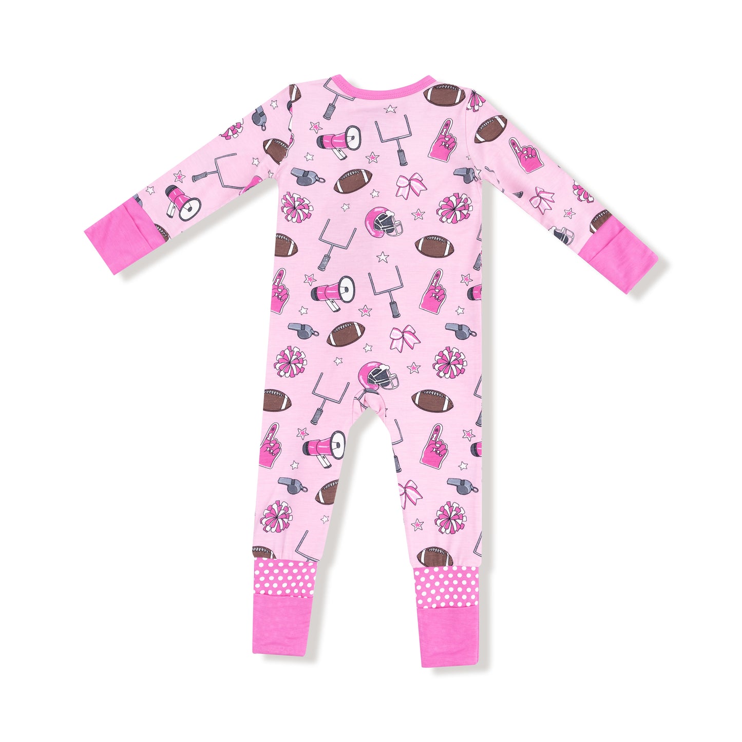 Game Day Romper-Pink