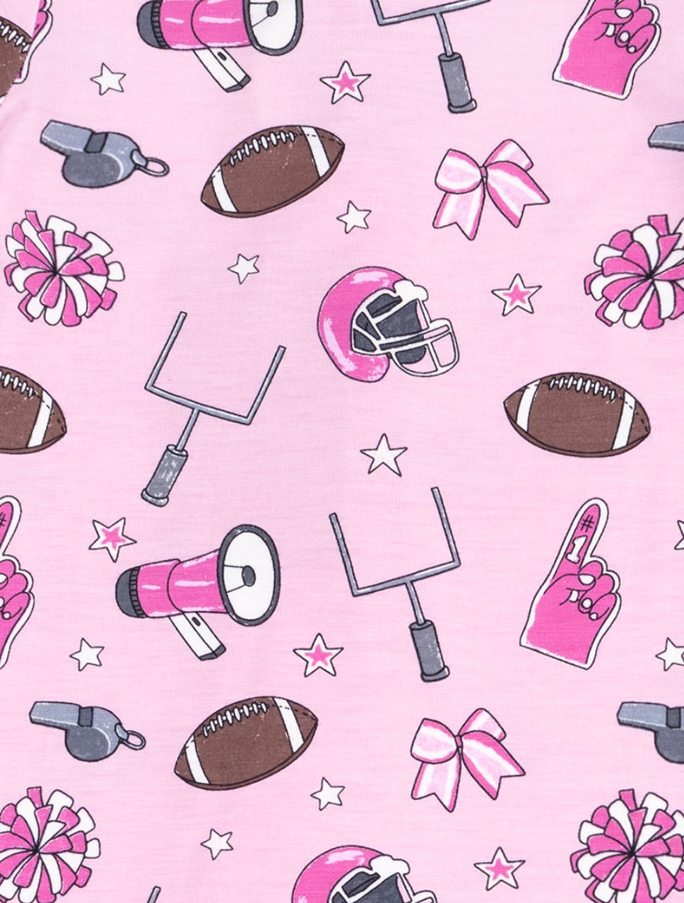 Game Day Romper-Pink