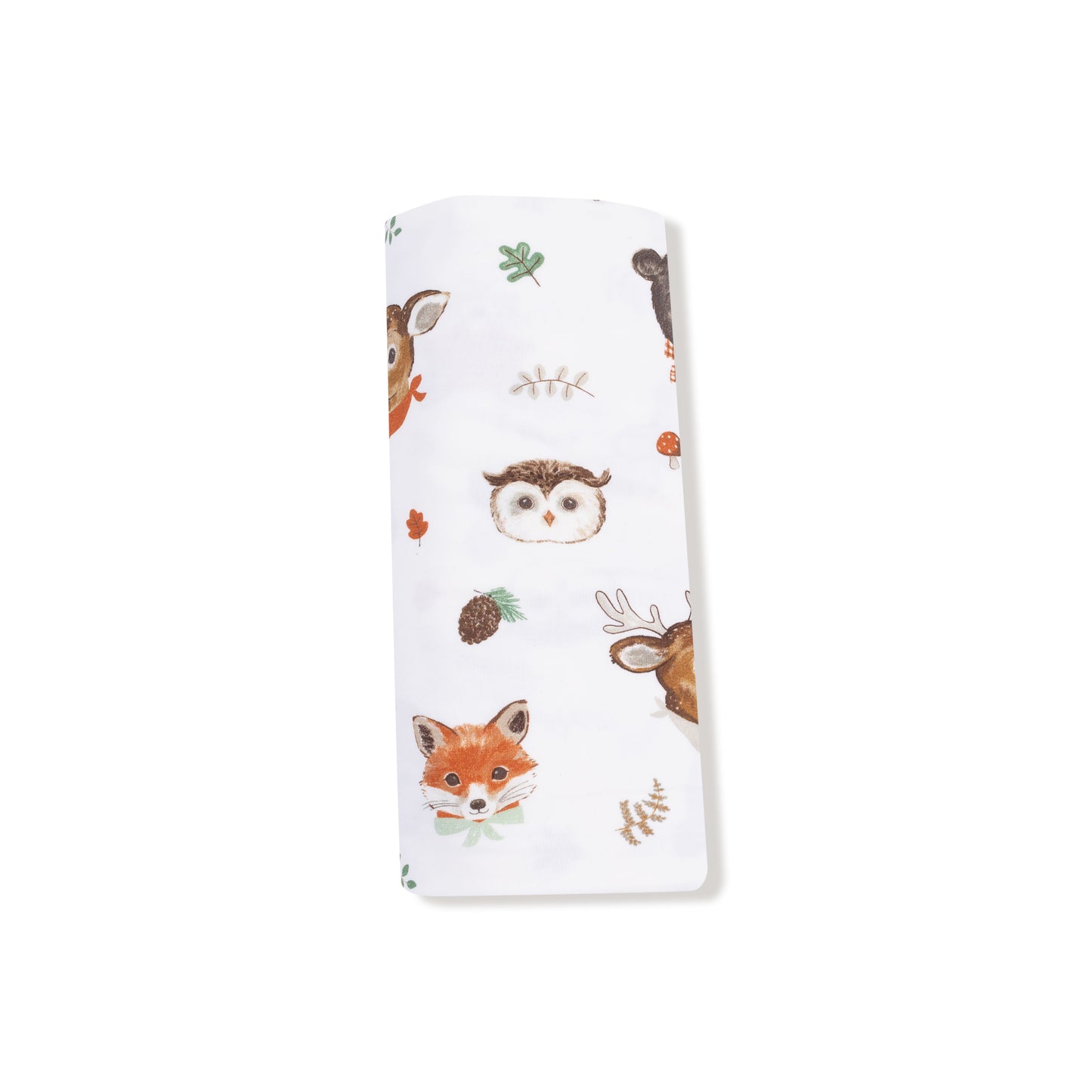 Woodland Animal Faces Swaddle