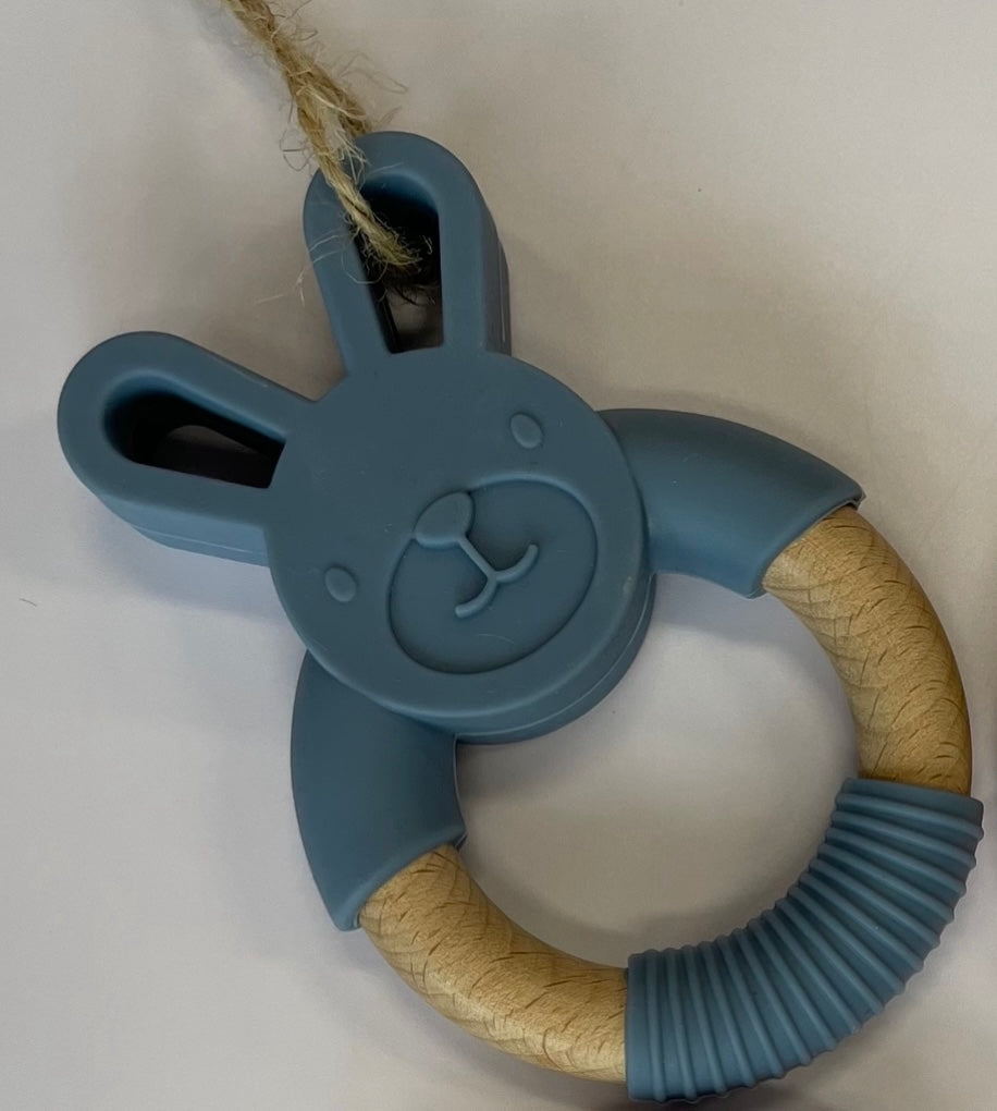 Bunny Ear Teething Ring
