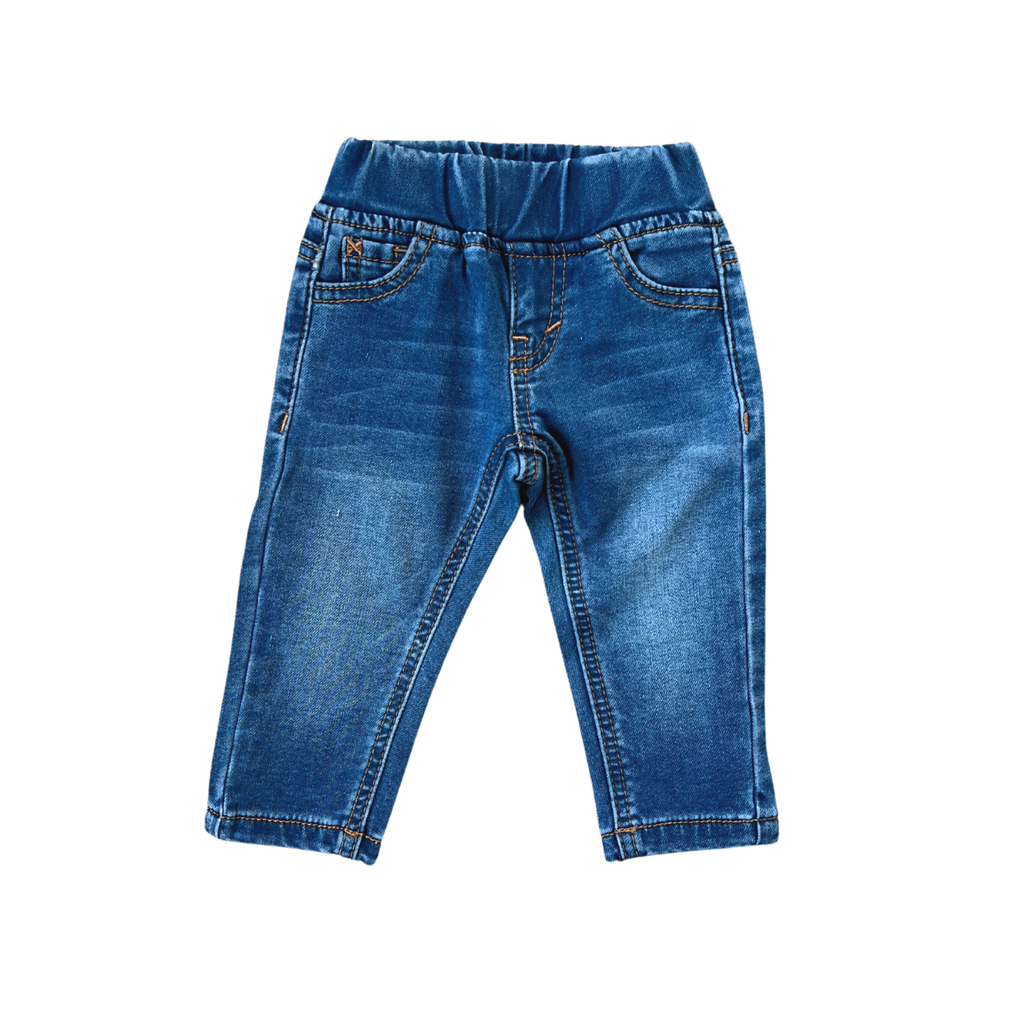 Jeans-Mid Blue Wash