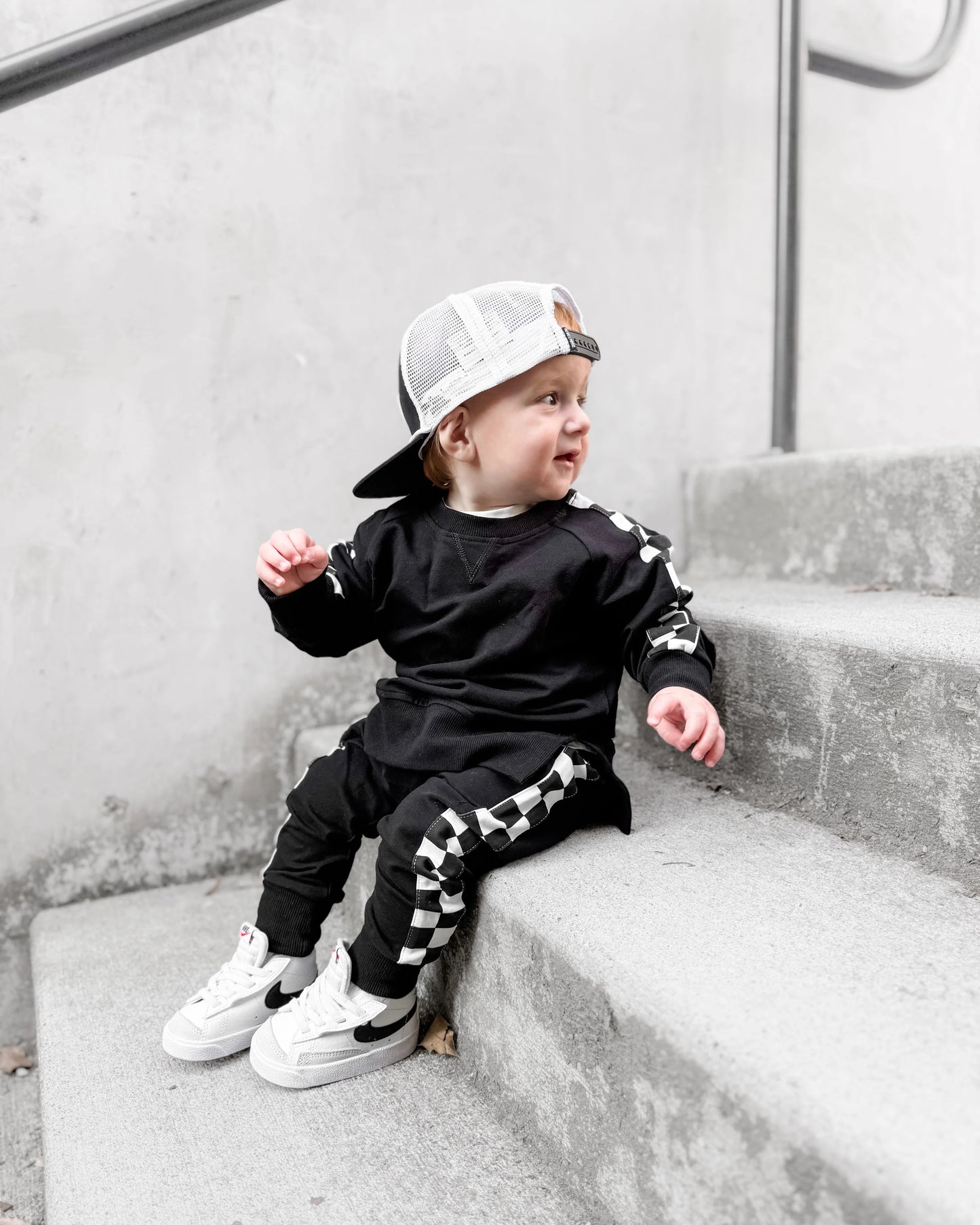Stripe Checkered Jogger