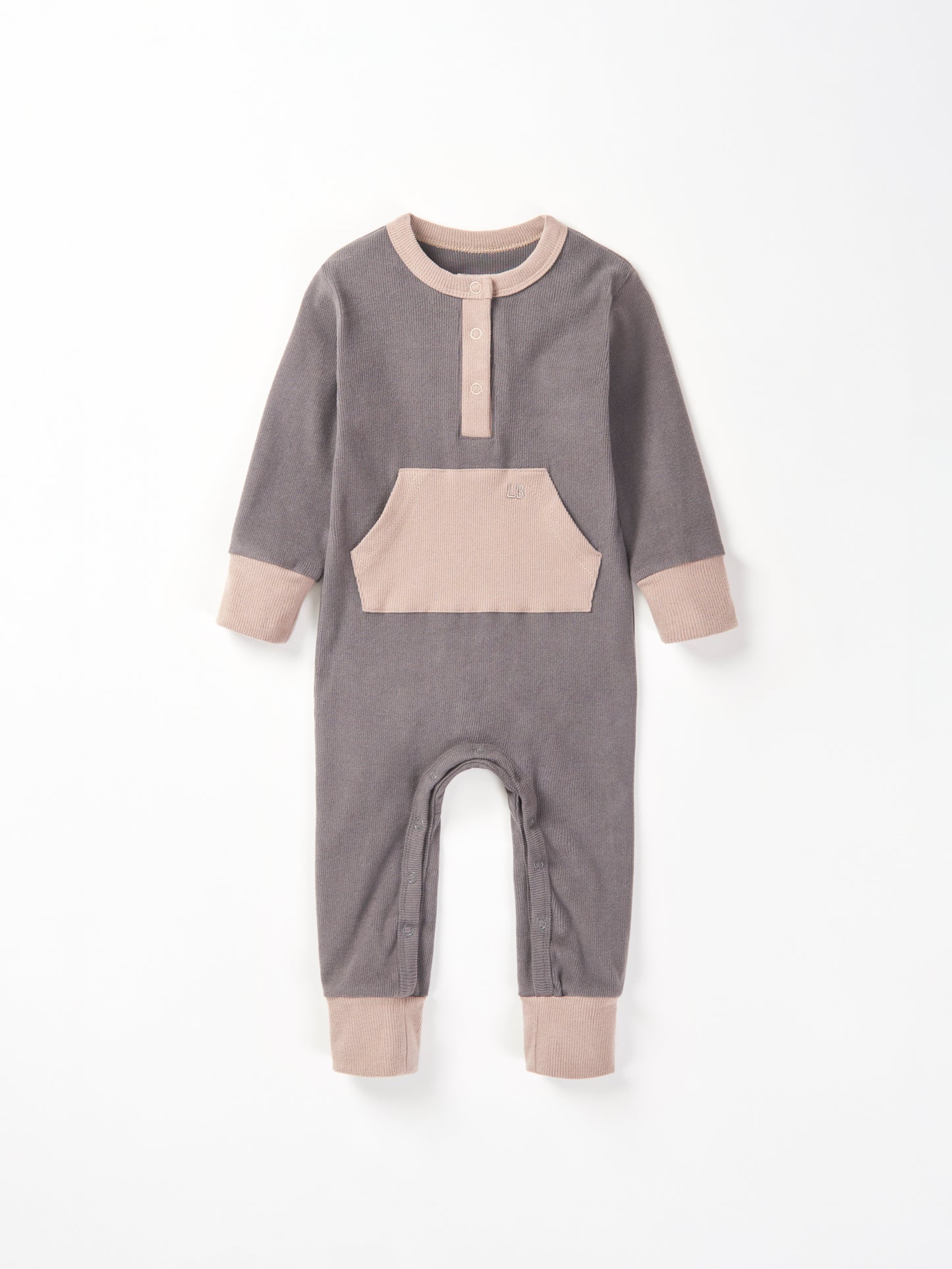 Colorblock Ribbed Romper