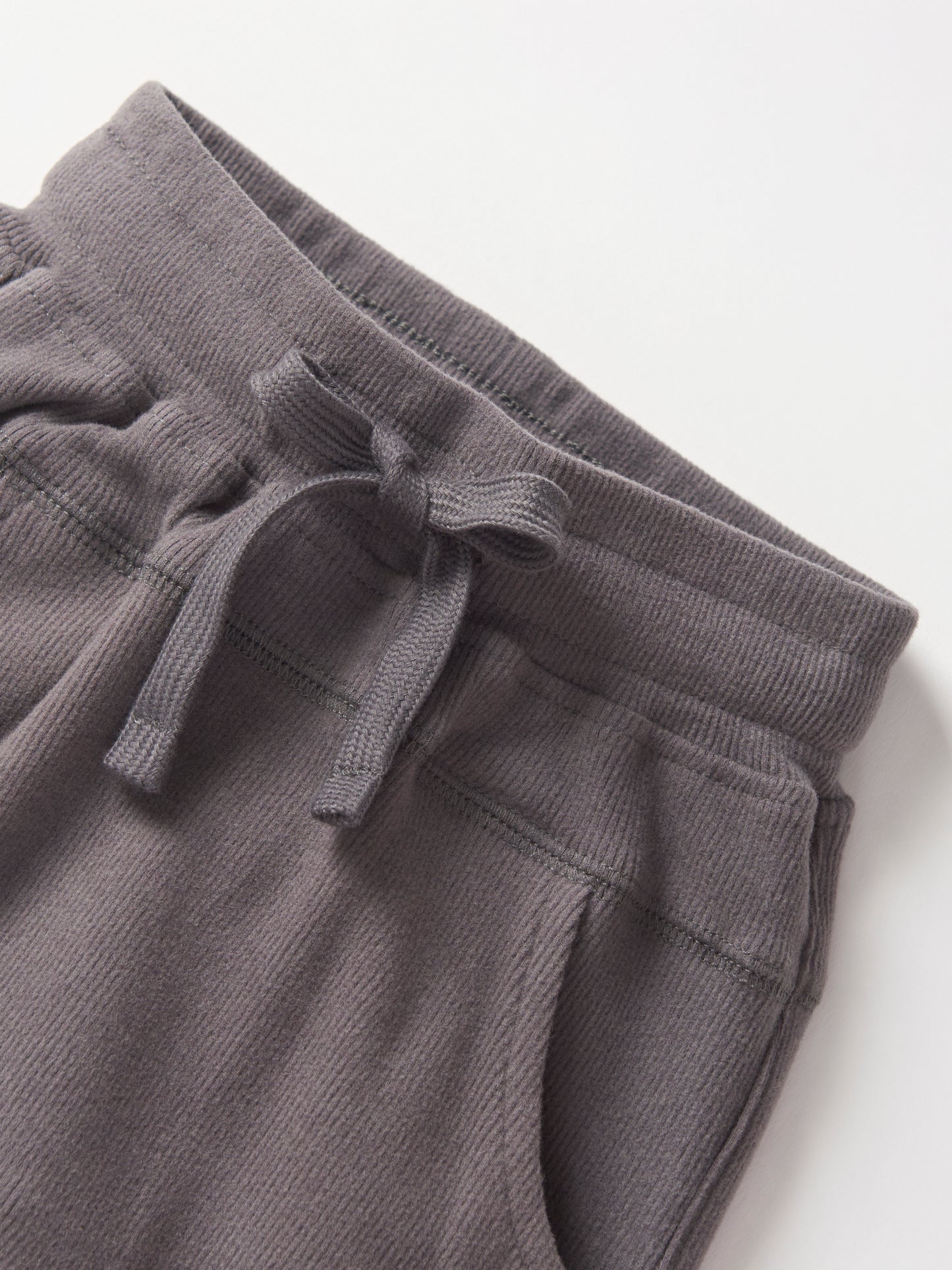 Ribbed Jogger-Graphite