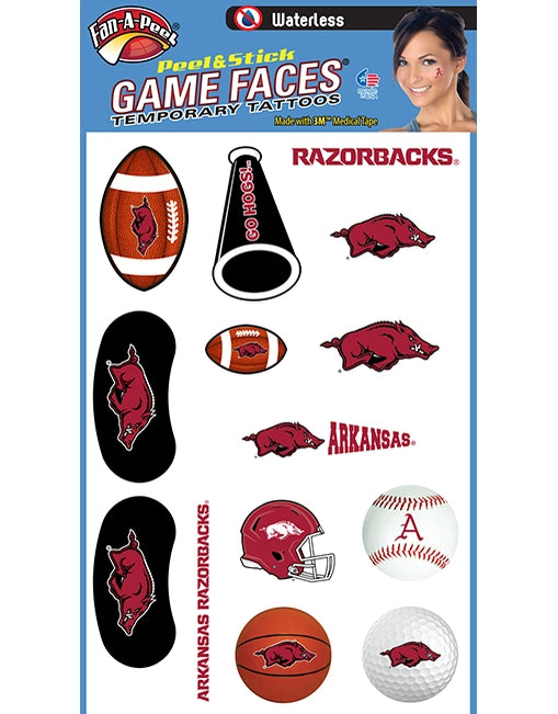 Game Faces AR Temp Tattoos