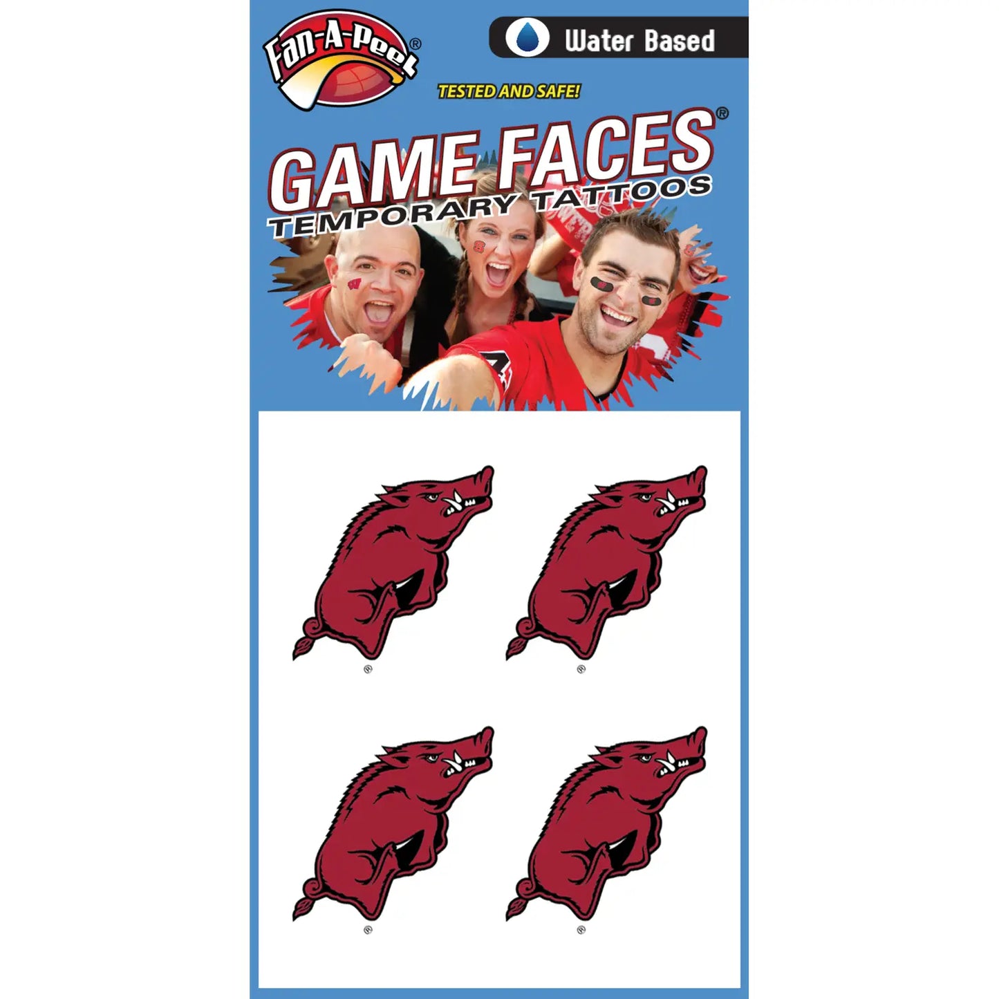 Razorback Temp Tattoos
