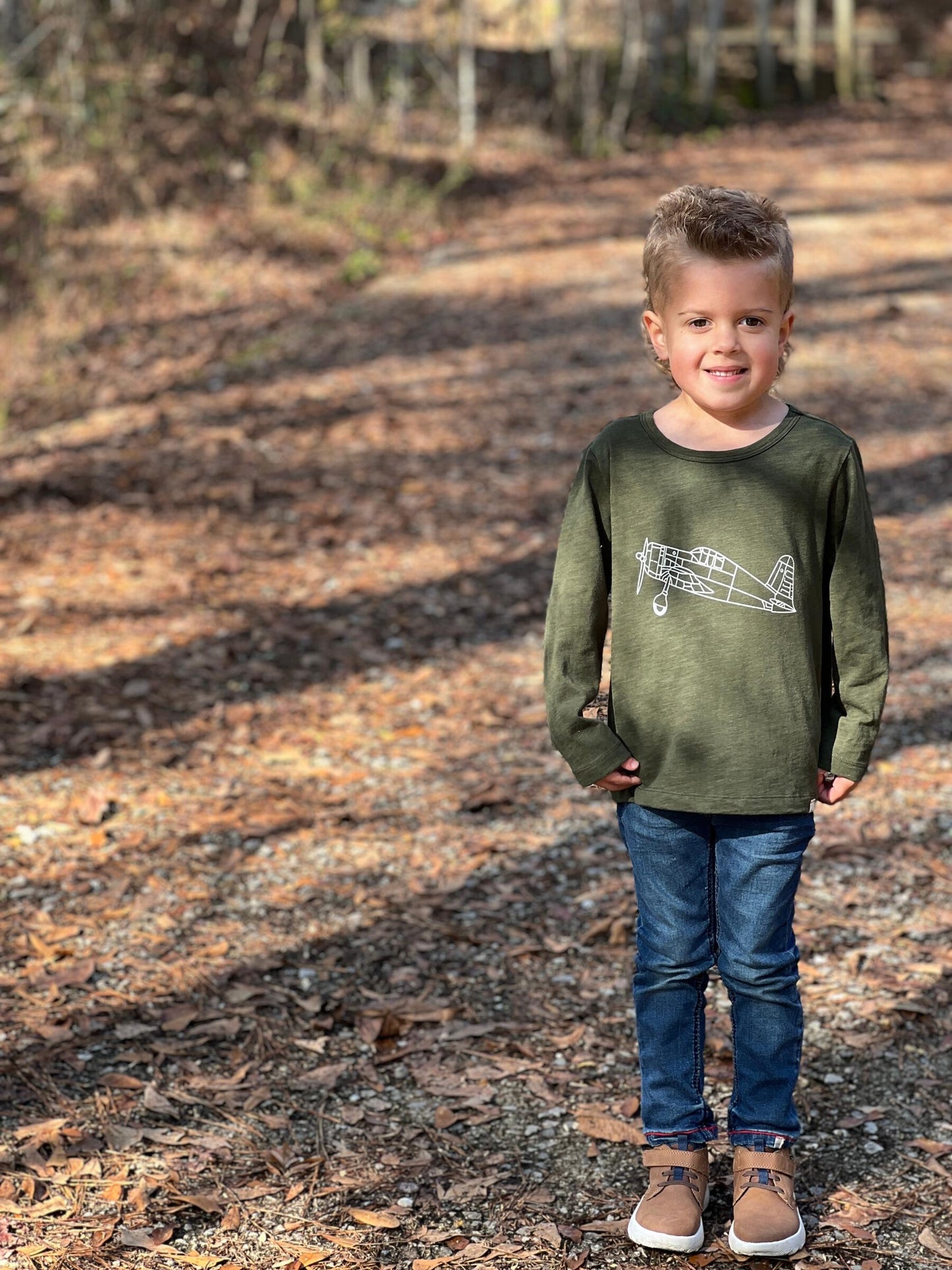 Cherokee Raglan Tee Planes