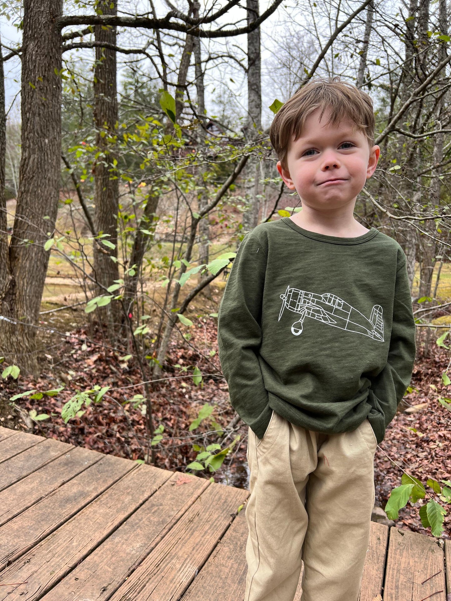Cherokee Raglan Tee Planes
