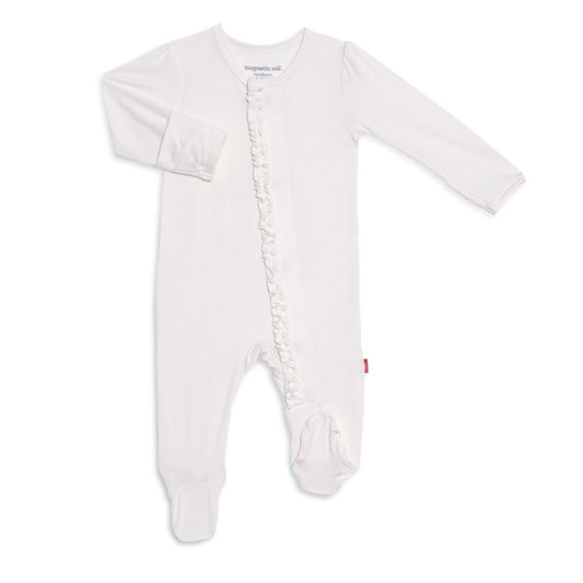 Egret Ruffle Modal Footie