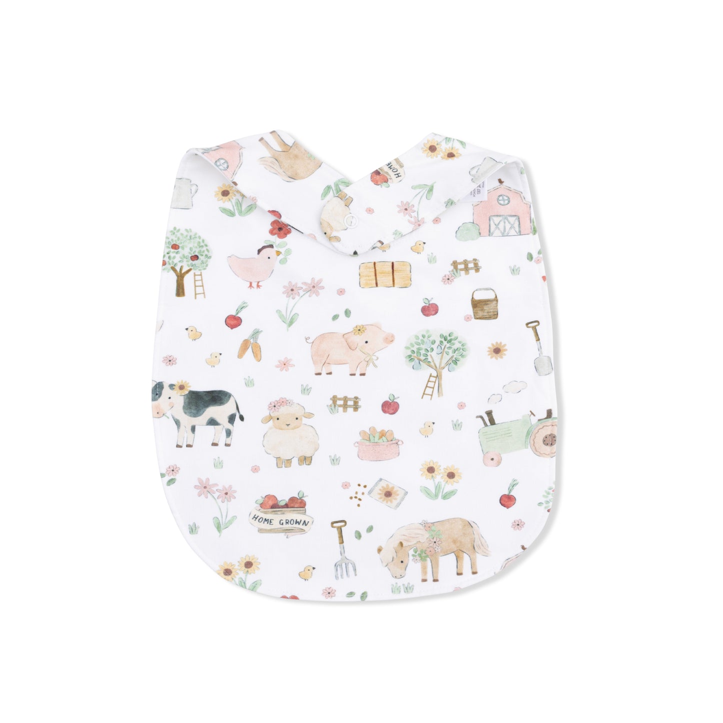 Cute Farm Animals Feeding Bib