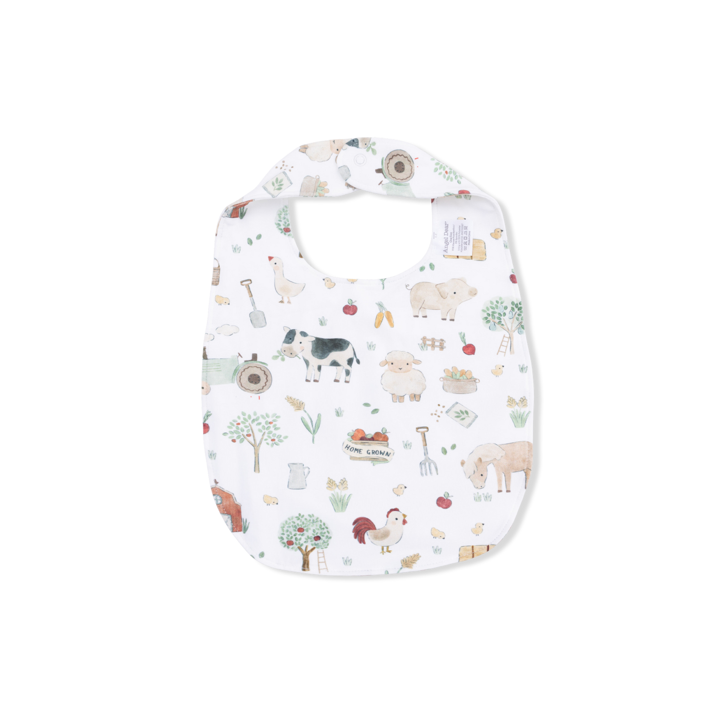 Farm Animals Feeding Bib