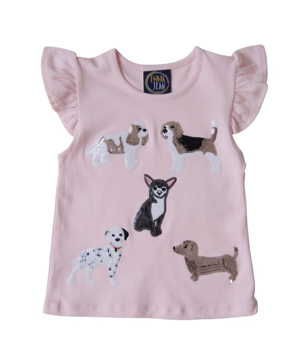 Puppy Appliqué Top