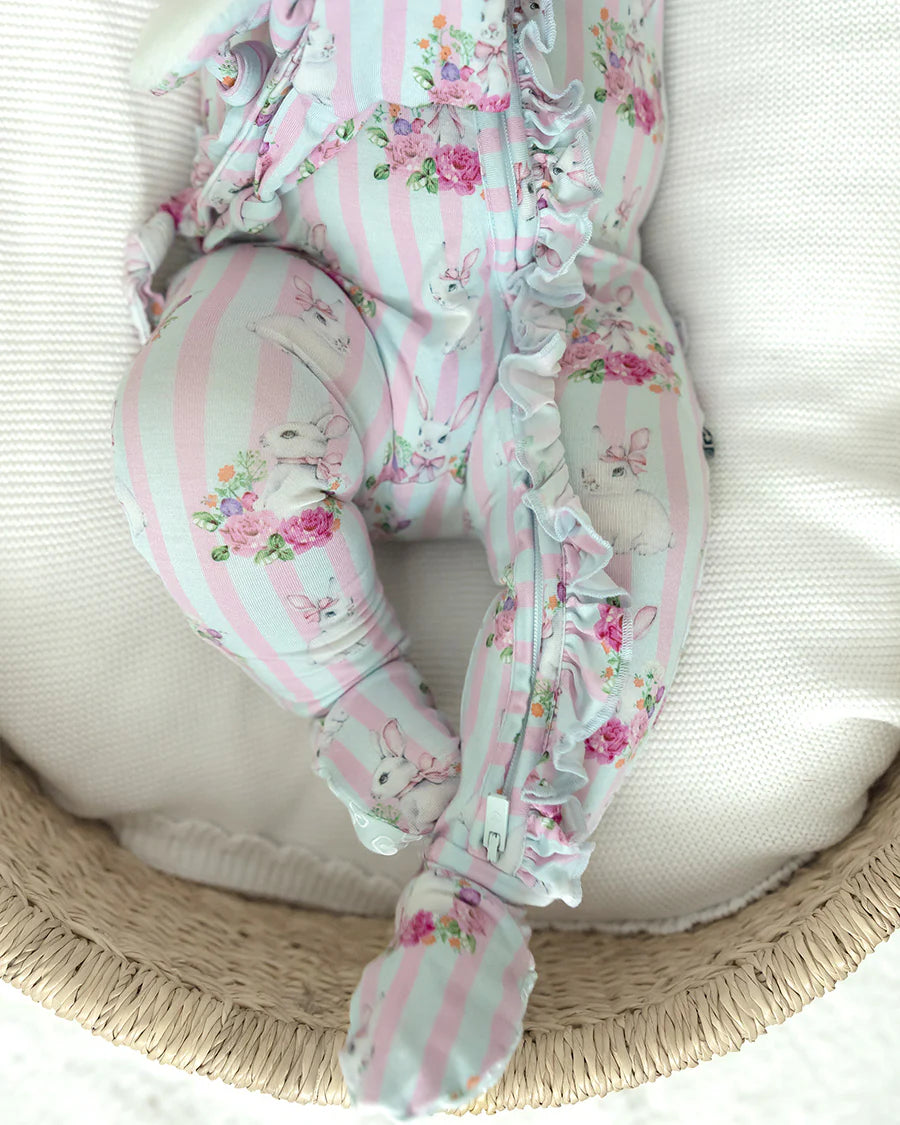 Palmer Ruffled Footie