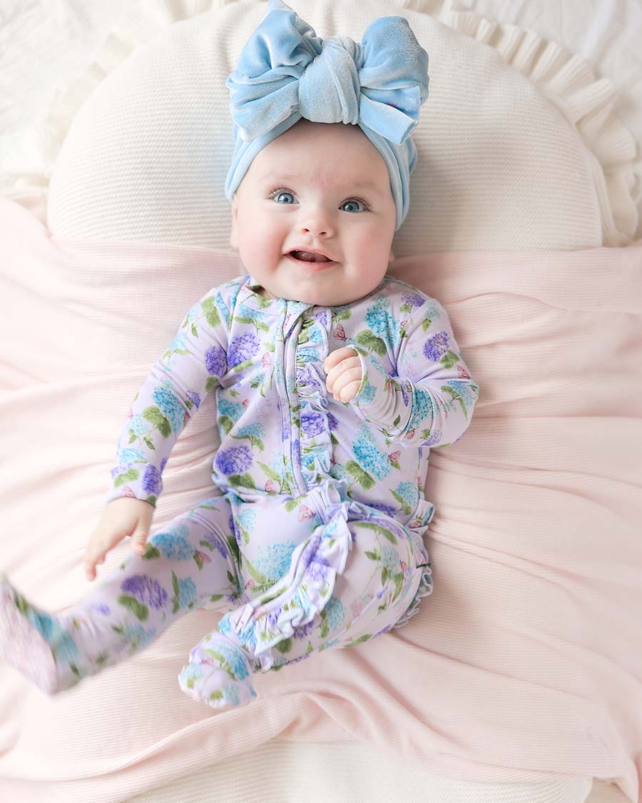 Colette Ruffled Footie