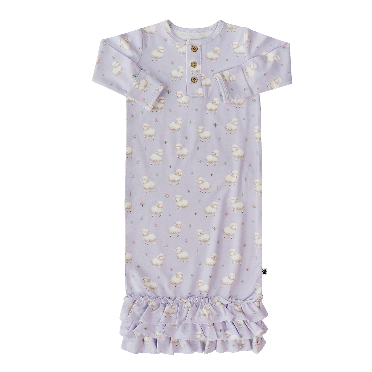 Precious Lamb Ruffle Gown