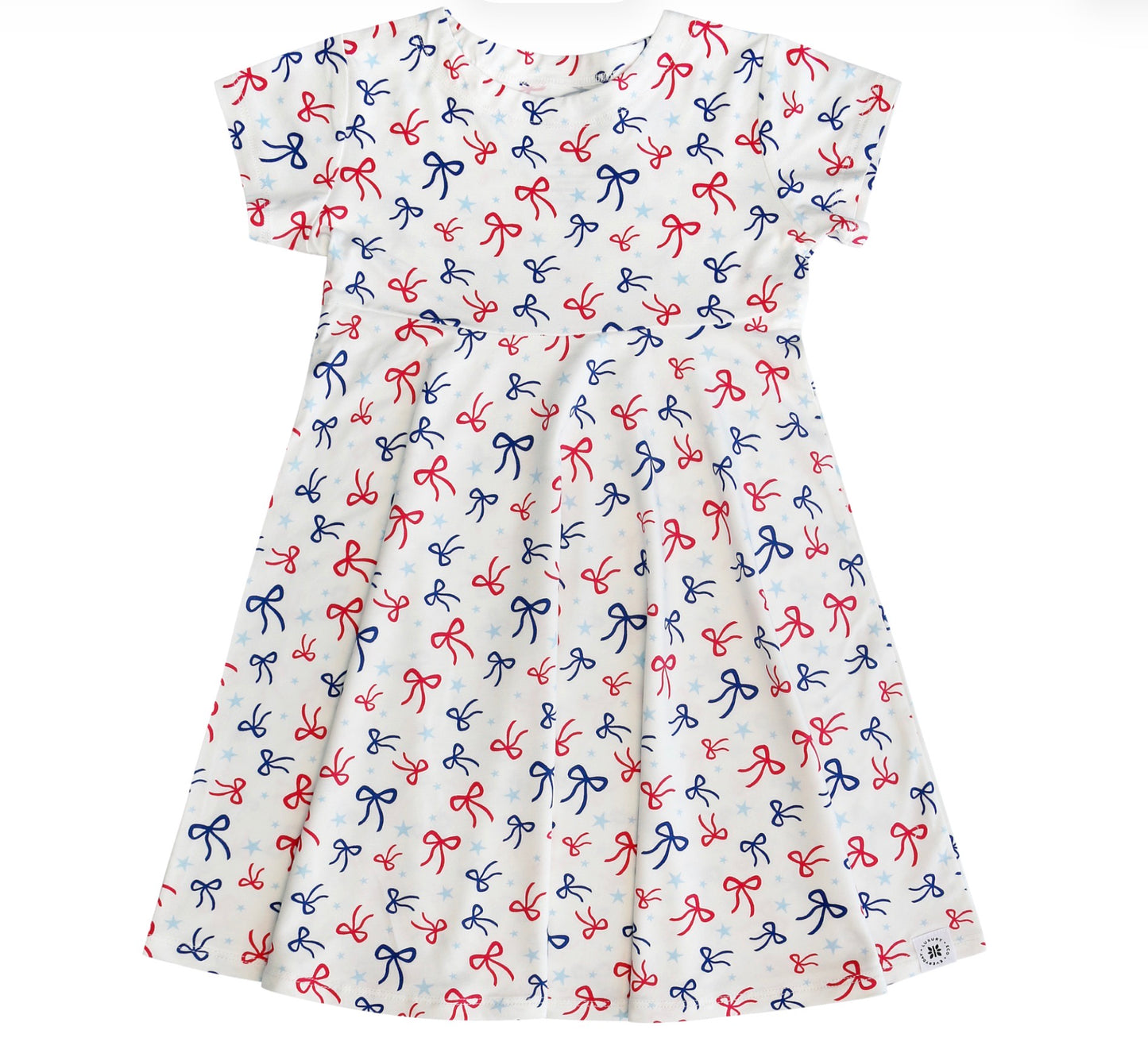 God Bless Bows Swirly Dress