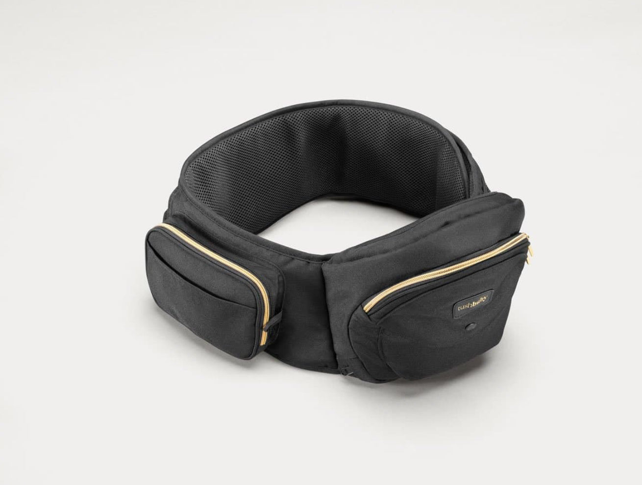 Tushbaby Hip Carrier-Black + Gold