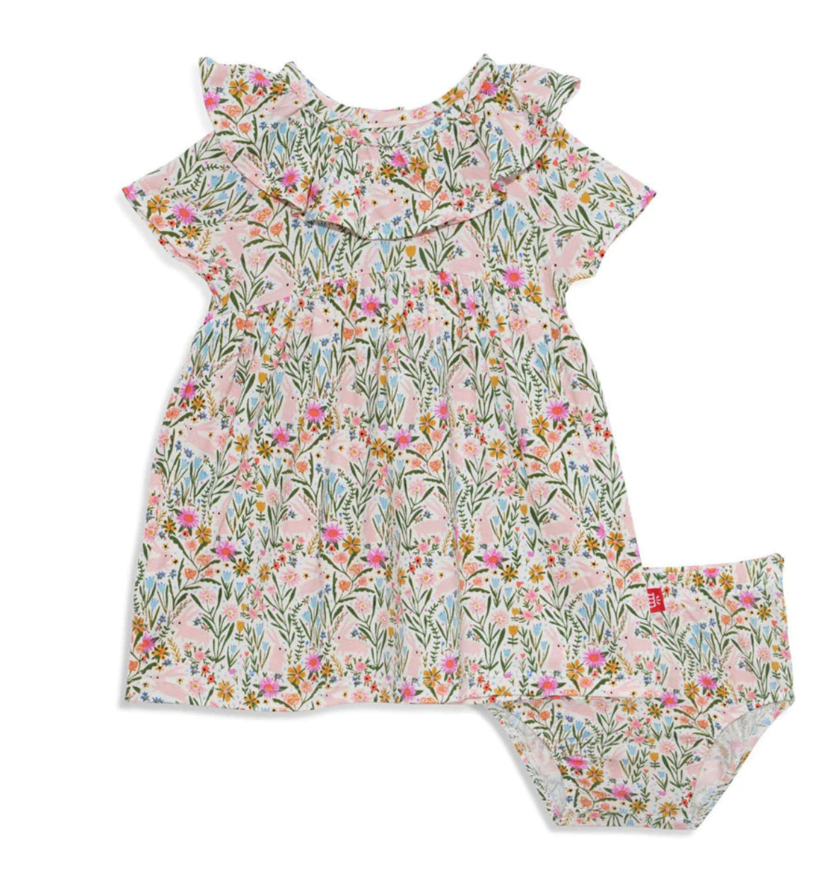 Hunny Bunny Modal Dress & Diaper Cover